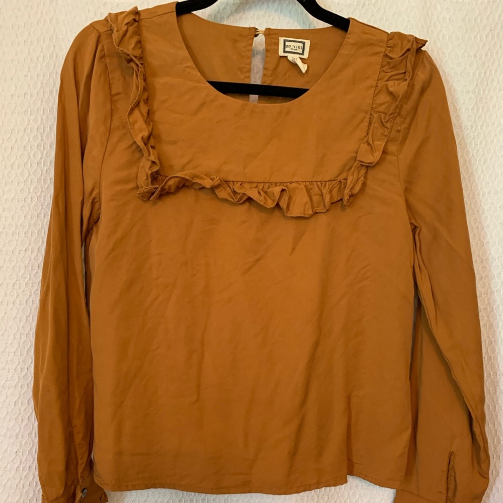Gorgeous mustard blouse